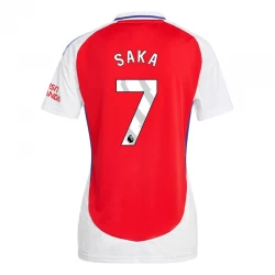 Damska Koszulka Arsenal FC Bukayo Saka #7 2024/25 Domowa