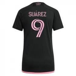 Damska Koszulka Inter Miami CF Suarez #9 2024/25 Wyjazdowa