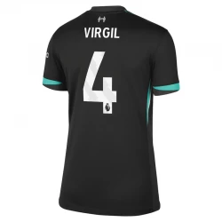 Damska Koszulka Liverpool FC Virgil van Dijk #4 2024/25 Wyjazdowa