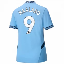 Damska Koszulka Manchester City Erling Haaland #9 2024/25 Domowa