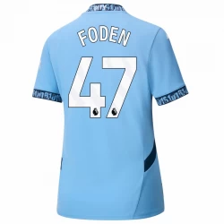 Damska Koszulka Manchester City Phil Foden #47 2024/25 Domowa