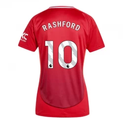 Damska Koszulka Manchester United Marcus Rashford #10 2024/25 Domowa