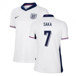Damska Koszulka Piłkarska Anglia Bukayo Saka #7 Euro 2024 Domowa