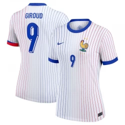 Damska Koszulka Piłkarska Francja Olivier Giroud #9 Euro 2024 Wyjazdowa