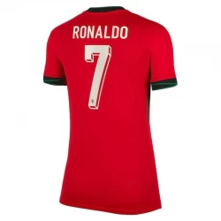 Damska Koszulka Piłkarska Portugalia Cristiano Ronaldo #7 Euro 2024 Domowa