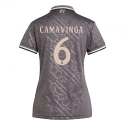 Damska Koszulka Real Madryt Eduardo Camavinga #6 2024/25 Trzecia