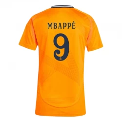 Damska Koszulka Real Madryt Mbappe #9 2024/25 Wyjazdowa