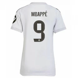 Damska Koszulka Real Madryt Mbappe #9 2025/26 Domowa