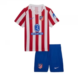 Dzieci Koszulka Atlético Madryt Komplet 2025/26 Domowa