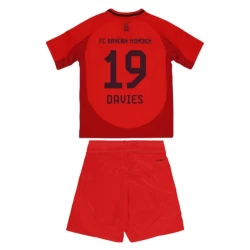 Dzieci Koszulka Bayern Monachium Alphonso Davies #19 Komplet 2024/25 Domowa