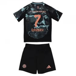 Dzieci Koszulka Bayern Monachium Serge Gnabry #7 Komplet 2024/25 Wyjazdowa