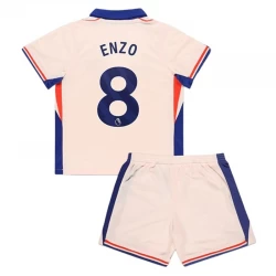 Dzieci Koszulka Chelsea FC Enzo Fernández #8 Komplet 2024/25 Wyjazdowa