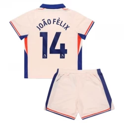 Dzieci Koszulka Chelsea FC Joao Felix #14 Komplet 2024/25 Wyjazdowa