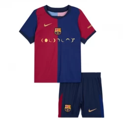 Dzieci Koszulka FC Barcelona Komplet 2024/25 Coldplay Domowa