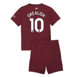 Dzieci Koszulka Manchester City Jack Grealish #10 Komplet 2024/25 Trzecia