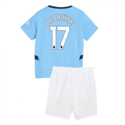 Dzieci Koszulka Manchester City Kevin De Bruyne #17 Komplet 2024/25 Domowa