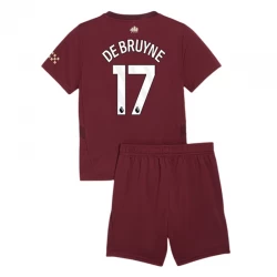 Dzieci Koszulka Manchester City Kevin De Bruyne #17 Komplet 2024/25 Trzecia