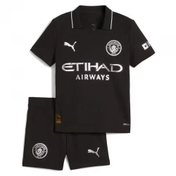 Dzieci Koszulka Manchester City Komplet 2025/26 Wyjazdowa