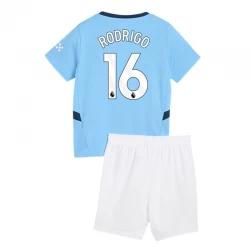 Dzieci Koszulka Manchester City Rodrigo #16 Komplet 2024/25 Domowa
