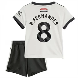 Dzieci Koszulka Manchester United Bruno Fernandes #8 Komplet 2024/25 Trzecia