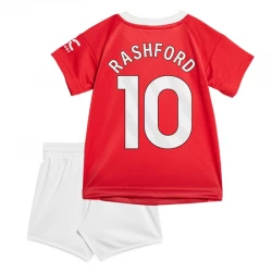 Dzieci Koszulka Manchester United Marcus Rashford #10 Komplet 2024/25 Domowa