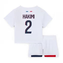 Dzieci Koszulka Paris Saint-Germain PSG Achraf Hakimi #2 Komplet 2024/25 Wyjazdowa