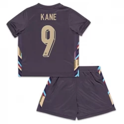 Dzieci Koszulka Piłkarska Anglia Harry Kane #9 Komplet Euro 2024 Wyjazdowa