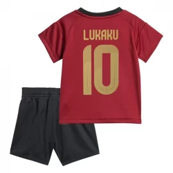 Dzieci Koszulka Piłkarska Belgia Romelu Lukaku #10 Komplet Euro 2024 Domowa