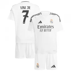 Dzieci Koszulka Real Madryt Cristiano Ronaldo #7 Komplet 2024/25 Domowa