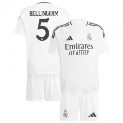 Dzieci Koszulka Real Madryt Jude Bellingham #5 Komplet 2024/25 Domowa