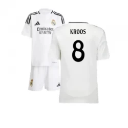 Dzieci Koszulka Real Madryt Toni Kroos #8 Komplet 2024/25 Domowa