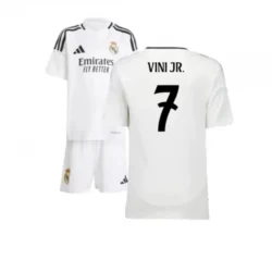 Dzieci Koszulka Real Madryt Vinicius Junior #7 Komplet 2024/25 Domowa