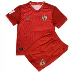 Dzieci Koszulka Sevilla FC Komplet 2023/24 Wyjazdowa