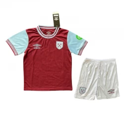 Dzieci Koszulka West Ham United Komplet 2024/25 Domowa