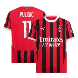 Koszulka AC Milan Christian Pulisic #11 2024/25 UCL Domowa