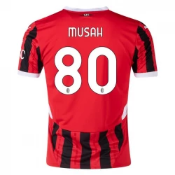 Koszulka AC Milan Musah #80 2024/25 Domowa