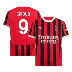 Koszulka AC Milan Olivier Giroud #9 2024/25 Domowa