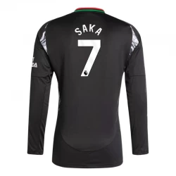 Koszulka Arsenal FC Bukayo Saka #7 2024/25 Wyjazdowa Długi Rękaw