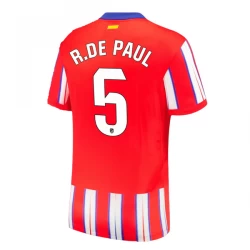 Koszulka Atlético Madryt R.De Paul #5 2024/25 Domowa