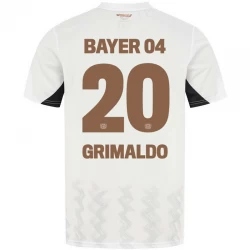 Koszulka Bayer 04 Leverkusen Grimaldo #20 2024/25 Wyjazdowa