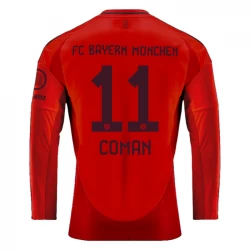 Koszulka Bayern Monachium Coman #11 2024/25 Domowa Długi Rękaw