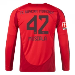 Koszulka Bayern Monachium Jamal Musiala #42 2024/25 Domowa Długi Rękaw