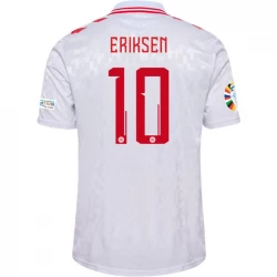 Koszulka Dania Christian Eriksen #10 2024 Wyjazdowa