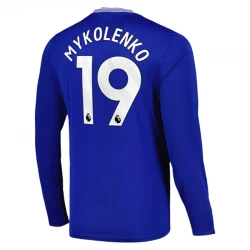 Koszulka Everton FC Mykolenko #19 2024/25 Domowa Długi Rękaw