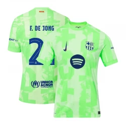 Koszulka FC Barcelona Frenkie de Jong #21 2024/25 UCL New Spotify Logo Trzecia