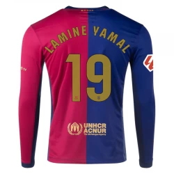 Koszulka FC Barcelona Lamine Yamal #19 2024/25 Domowa Długi Rękaw