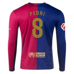Koszulka FC Barcelona Pedri #8 2024/25 Domowa Długi Rękaw