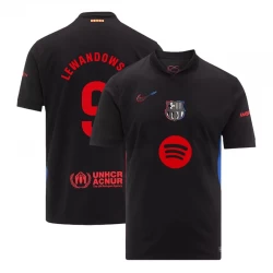 Koszulka FC Barcelona Robert Lewandowski #9 2024/25 New Spotify Logo Wyjazdowa