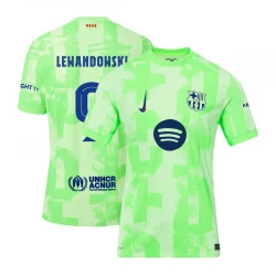 Koszulka FC Barcelona Robert Lewandowski #9 2024/25 UCL New Spotify Logo Trzecia