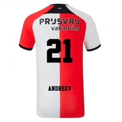 Koszulka Feyenoord Andreev #21 2024/25 Domowa